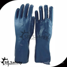 SRSAFETY Guante industrial de neopreno azul largo